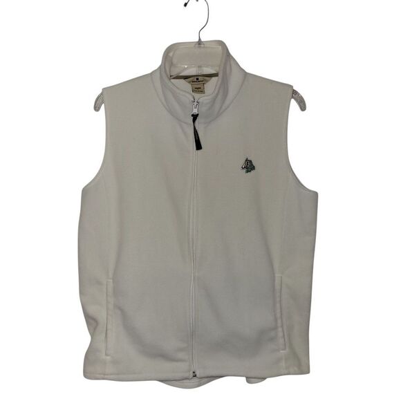 Woolrich Cream Fleece Vest - Picture 1 of 4